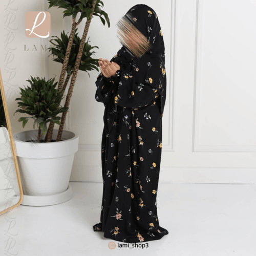 شرشف صلاة الام و البنت اسود