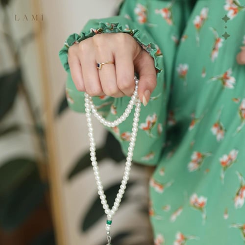 شرشف صلاة مشجر اخضر