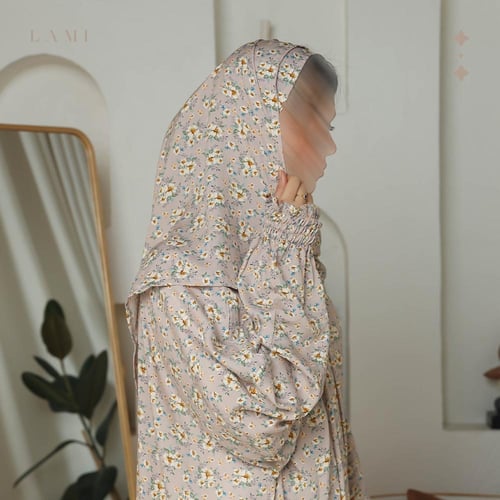 شرشف صلاة مشجر بيج غامق