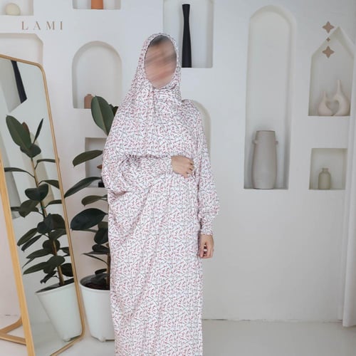 شرشف صلاة مشجر ابيض