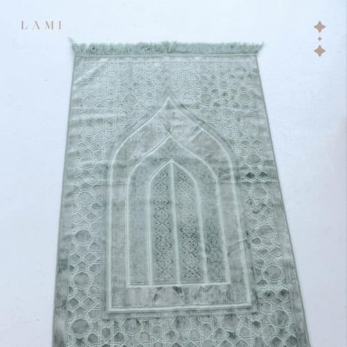 طقم شرشف صلاة مشجر - بيج