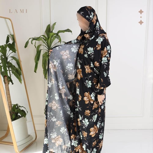 شرشف صلاة مشجر - اسود