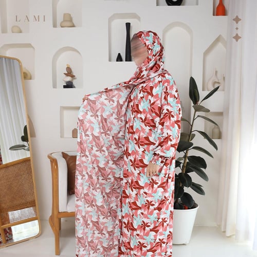 شرشف صلاة مشجر احمر