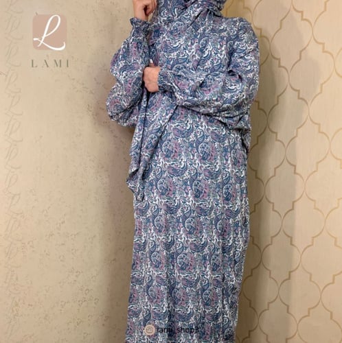 طقم شرشف صلاة سماوي