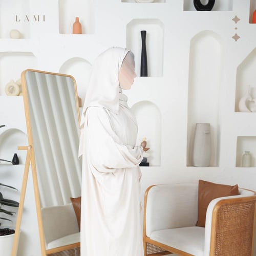 شرشف صلاة بيج فاتح