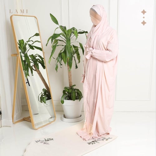 طقم شرشف صلاة الباليسية -غبار الورد