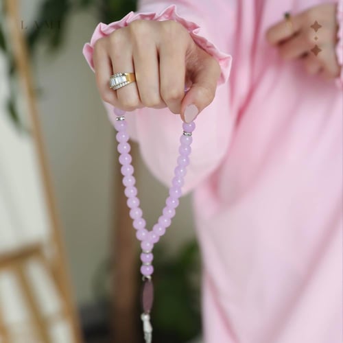 شرشف صلاة سادة وردي