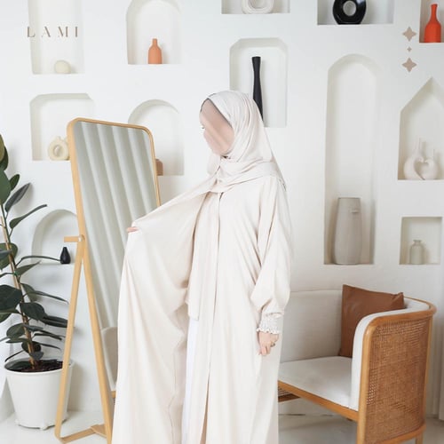 شرشف صلاة بيج فاتح