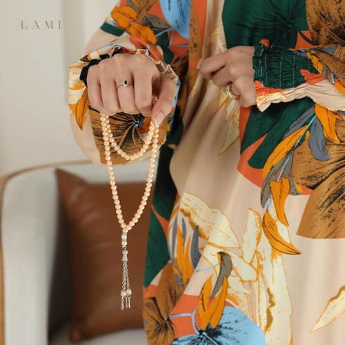 شرشف صلاة مشجر بيج