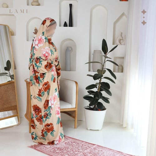 طقم زهرة الندى بيج