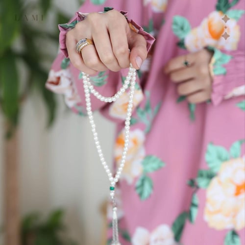 شرشف صلاة مشجر - وردي