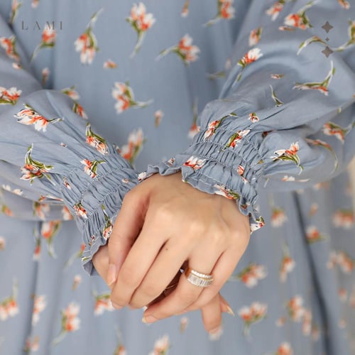 شرشف صلاة مشجر رمادي