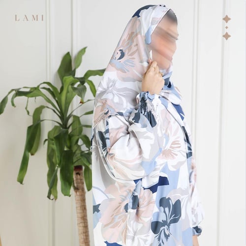 شرشف صلاة مشجر - كحلي