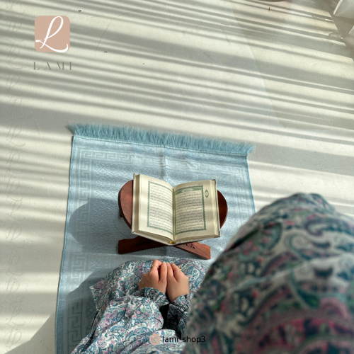 طقم شرشف صلاة سماوي