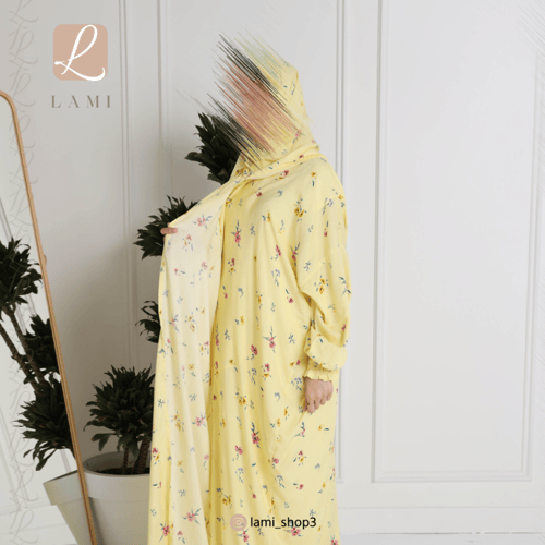 شرشف صلاة مشجر اصفر