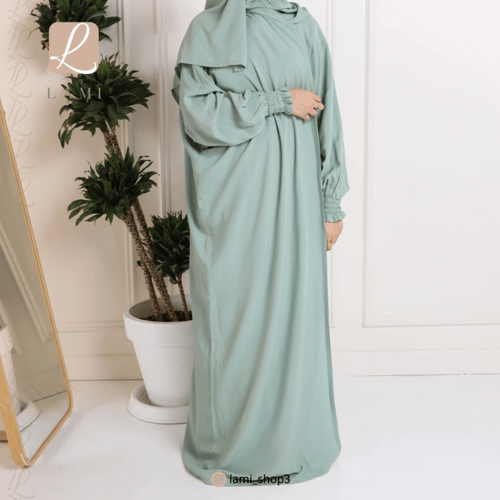 شرشف صلاة قطن بيور زيتوني فاتح