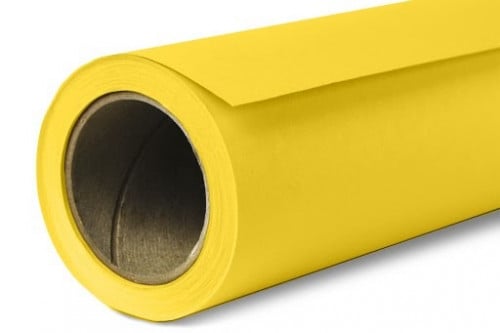 خلفية تصوير ورق أصفر 2.72x11m