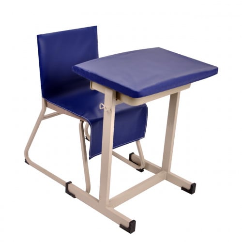 غطاء طاولة مدرسية جلد كحلي