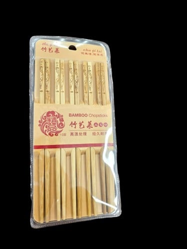 أعود الاكل الخشبية من البامبو