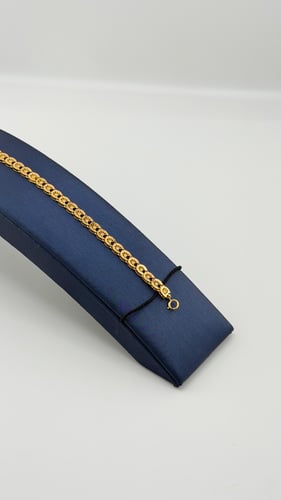 سوارة تصميم بحريني ذهب صافي