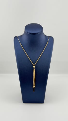 عقد ذهب تصميم ايطالي