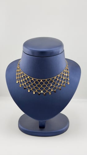 مخنق ذهب تصميم بحريني عيار 21