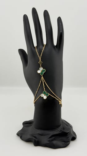 كف ذهب تصميم ايطالي عيار 18