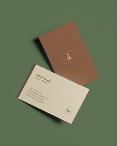 بزنس كارد _ورق كوشيه