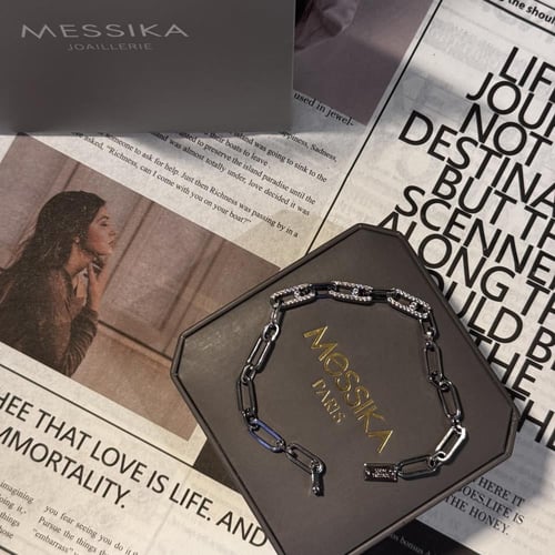 سوار ميسيكا ترند لون فضي