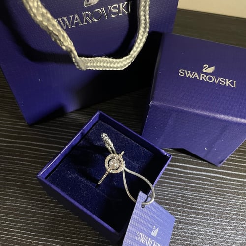 خاتم Sparkling dance اللون الفضي