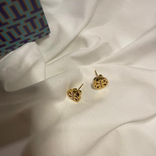 حلق توري بورش ذهبي دائري