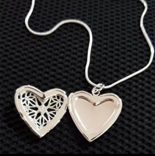 سلسال فضة قلب عيار 925