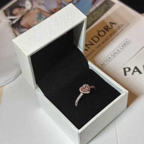 خاتم باندورا كريستالي وردي