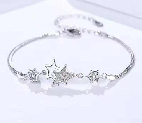 سوار فضة استارز كريستال عيار 925