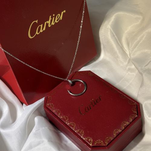 سلسال كارتير مسمار فضي مع الاحجار