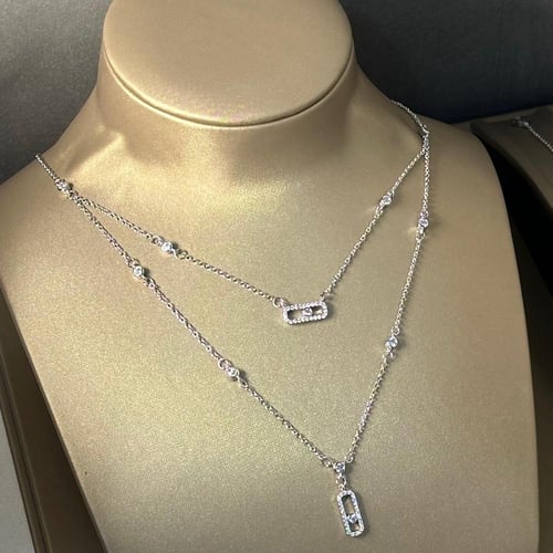 سلسال ميسيكا الفاخر دورين مع الكريستالات