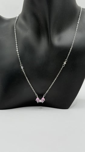 سلسال فضة ناعم فراشة عيار 925