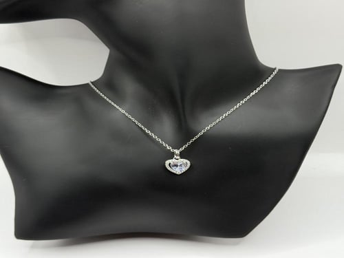 سلسال فضة قلب عيار 925