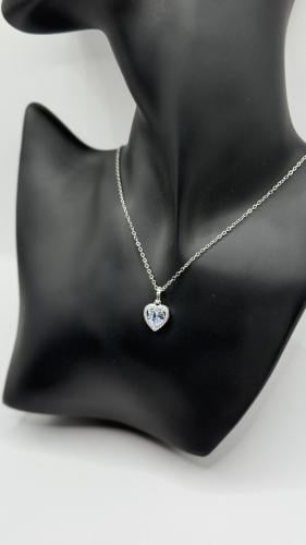 سلسال فضة قلب عيار 925