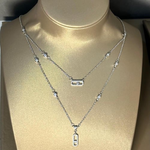 سلسال ميسيكا الفاخر دورين مع الكريستالات