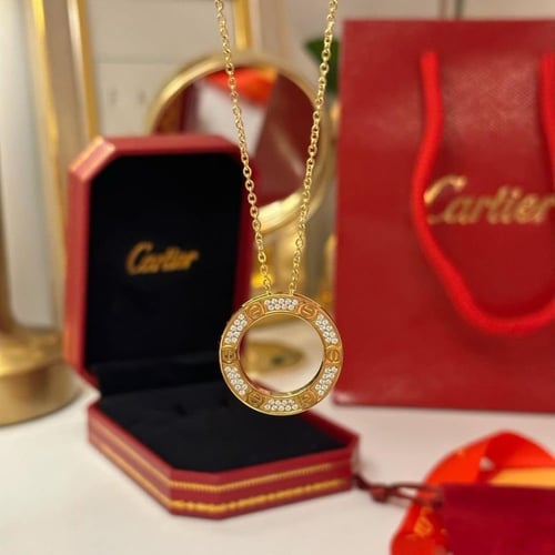 سلسال كارتير الحب مرصع بكريستال