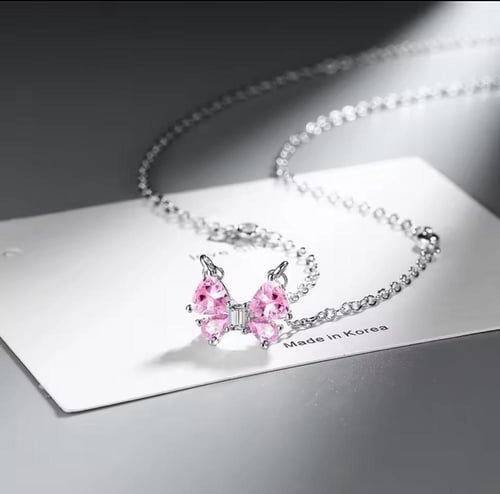 سلسال فضة ناعم فراشة عيار 925