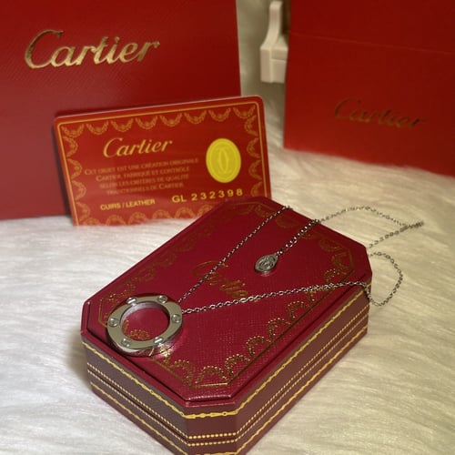 سلسال كارتير Love فضي ساده