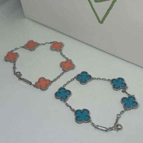 سوار فان كليف الالوان الجديدة وردات كبيره