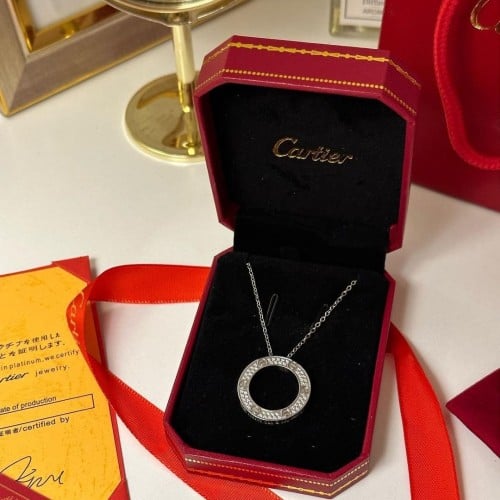 سلسال كارتير الحب مرصع بكريستال