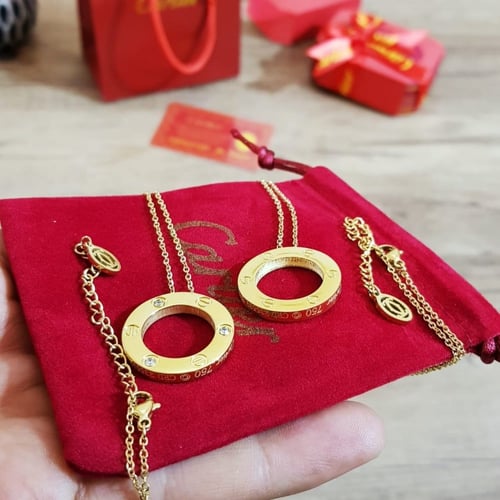 سلسال كارتير الحب ذهبي