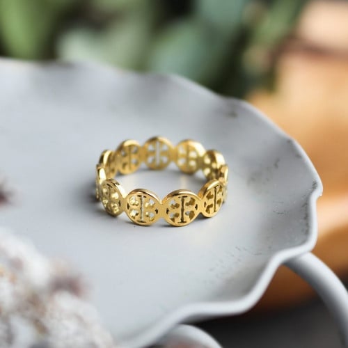 خاتم توري بورش ذهبي لوقو مكرر ساحر