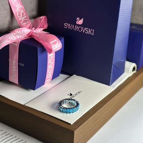 خاتم سواروفسكي ماتريكس ازرق