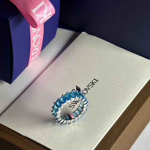 خاتم سواروفسكي ماتريكس ازرق