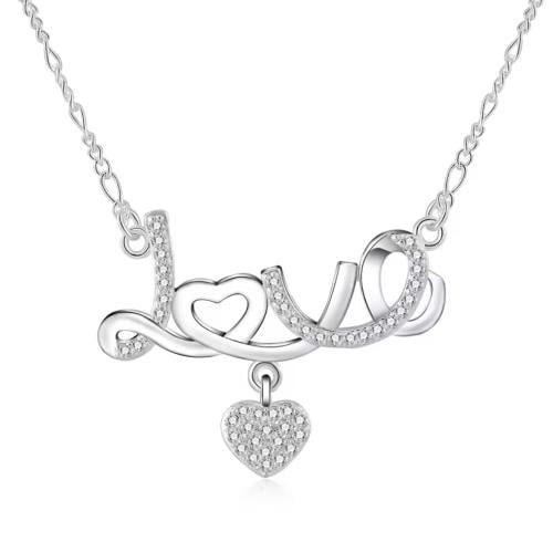 سلسال فضة love عيار 925